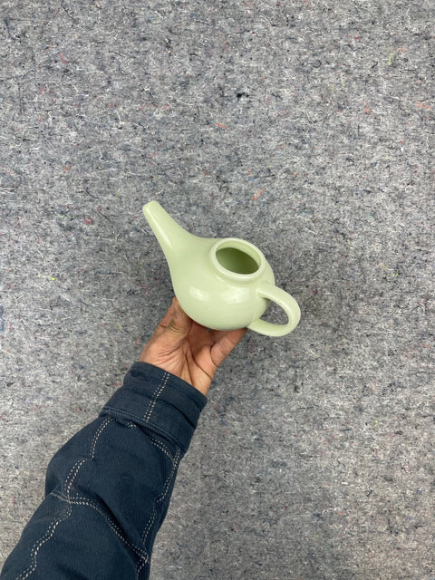 Light Green Ceramic Neti Pot