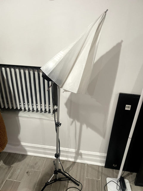 Lighting Umbrella With Lamp & Stand
