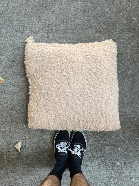 "Like A Sheep" Fluffy Pillow, 22x22"
