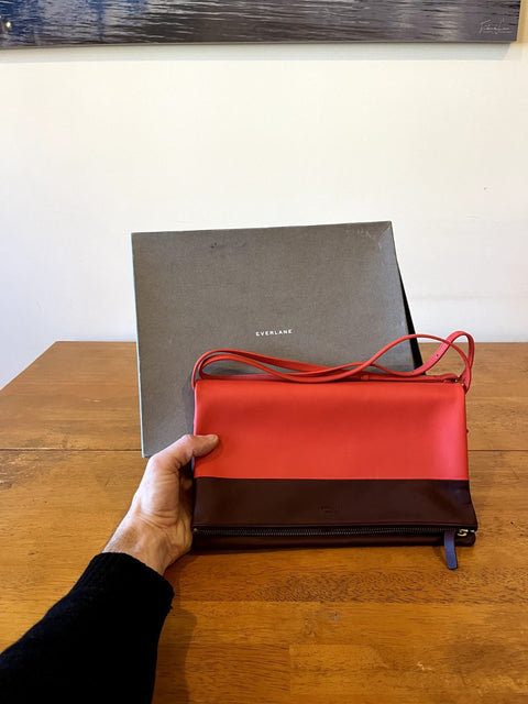 Like New Everlane The Foldover Crossbody Leather Bag