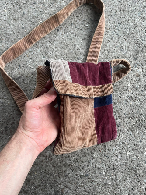 Lil' Corduroy Patchwork Shoulder Bag