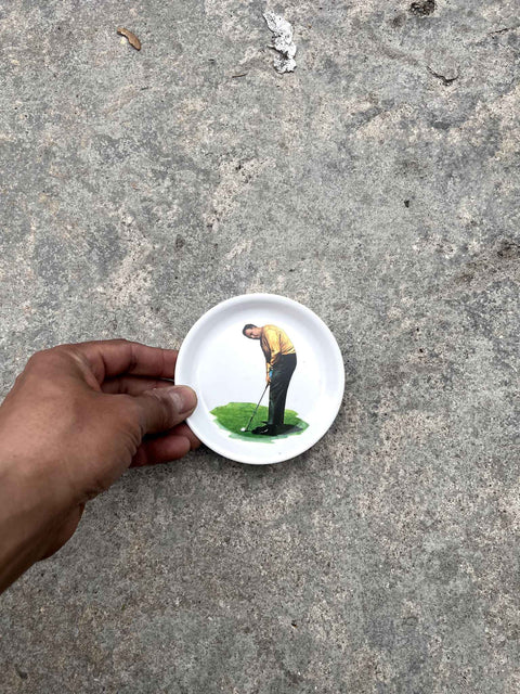 Lil' Golf Themed Decorative Plate