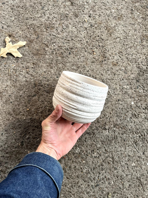 Lil' Speckled Ceramic Planter, 5"