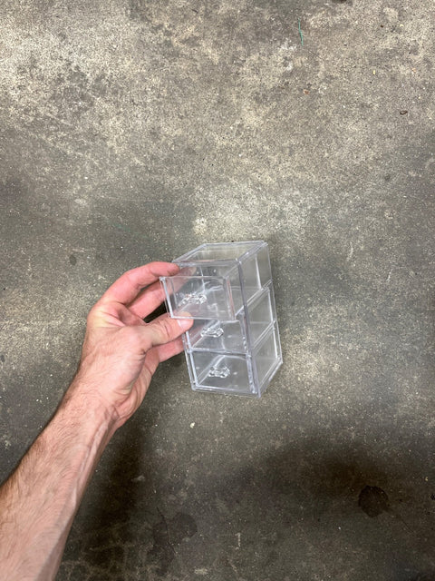 Lil' Three Drawer Clear Organizer