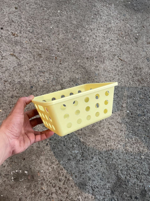 Lil’ Yellow Organizer Basket