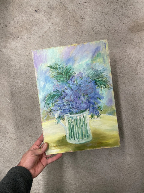 Lilac Painting In Vase