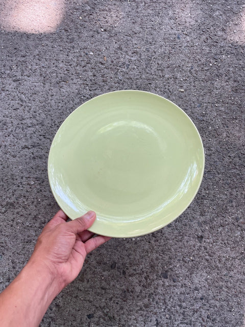 Lime Green Dinner Plate