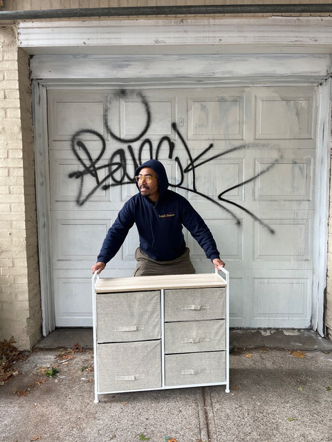 Linen Drawer Storage Unit, W33xH31xD11.5"