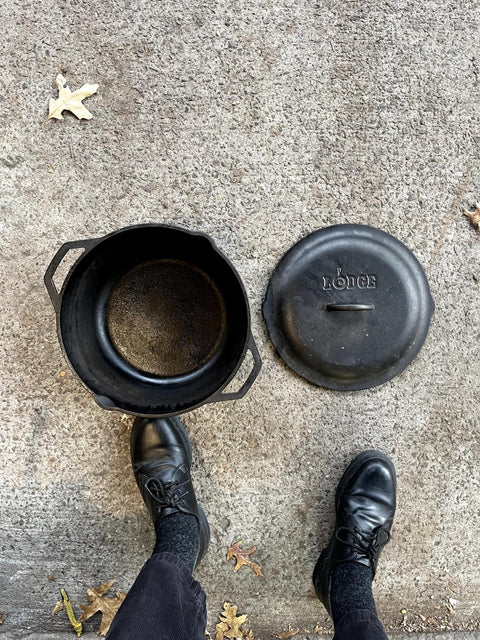 Lodge Cast Iron Dutch Oven, Size 10" or 5Qt