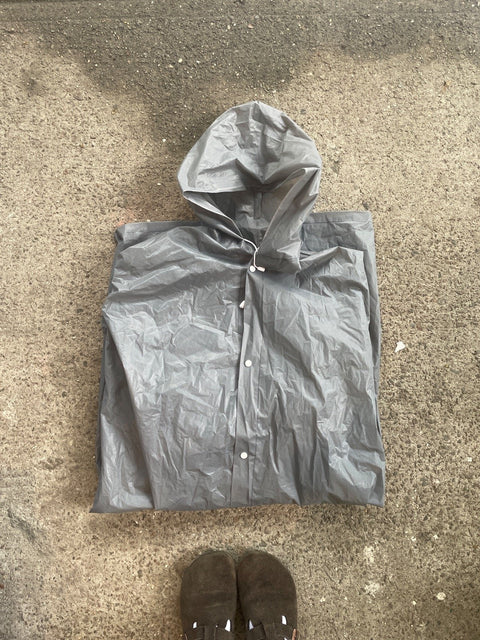 Long Lightweight Grey Raincoat