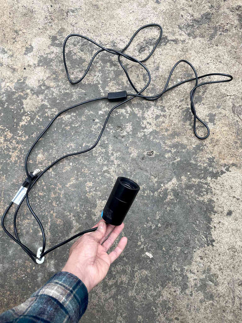Longass Black Pendant Light Fixture