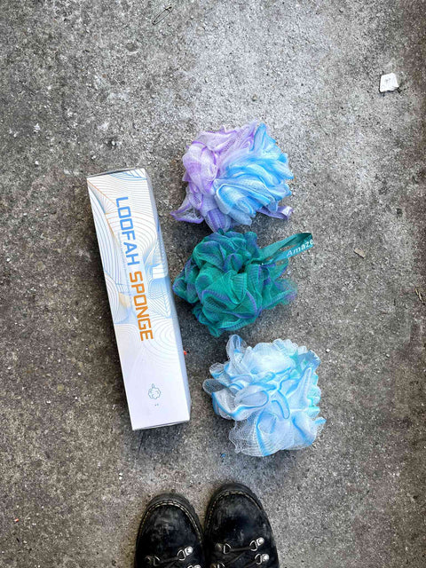 Loofah Sponges Set