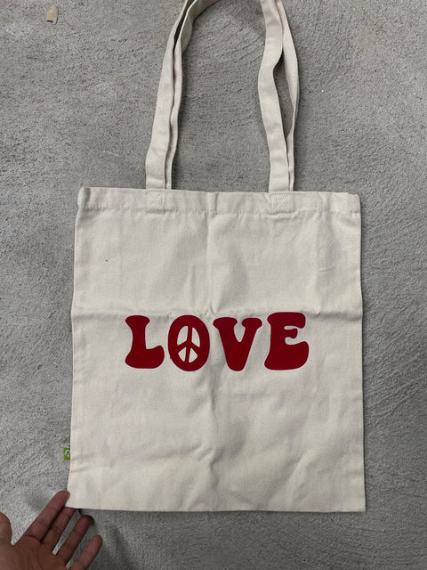 Love Peace Tote Bag