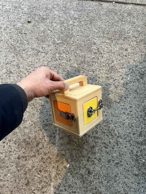 Lovery Colorful Wooden Lock Box