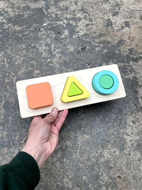 Lovevery Colorful Shape Sorting Toy