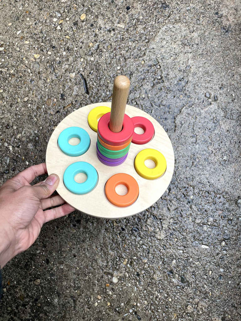 Lovevery Colorful Stacking Ring Toy