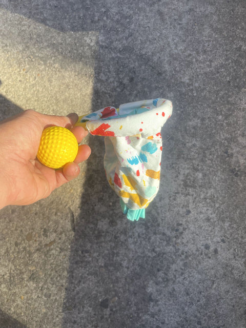 Lovevery Colorful Toy Pouch with Ball