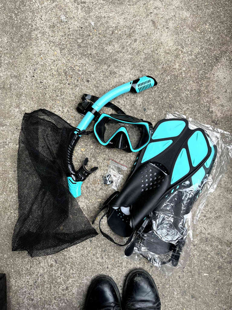 Adult Snorkeling Gear Set, Size S/M (4.5-8.5)