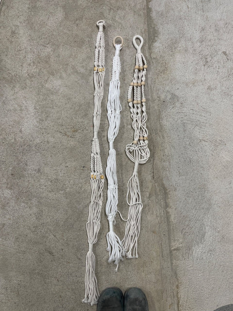 Macrame Plant Hanger Bundle