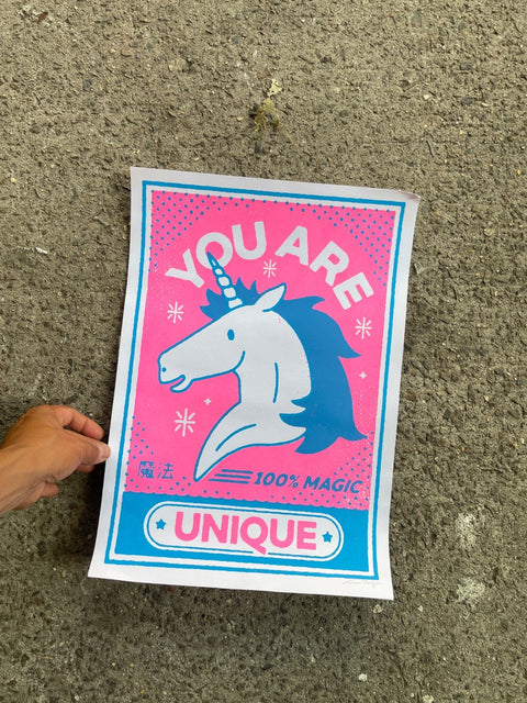 Magical Unicorn Art Print