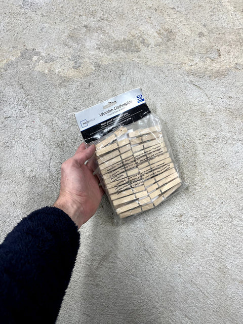 Mainstays Wooden Clothespins