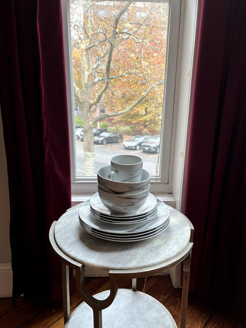 Marble Design Porcelain Dinnerware Set