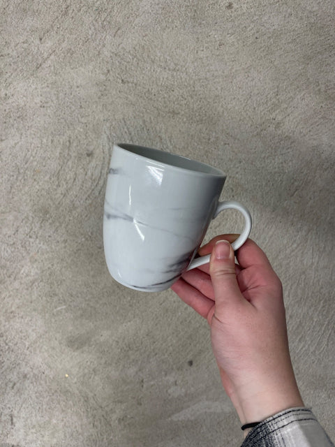 Marble Textured Ceramic Mug