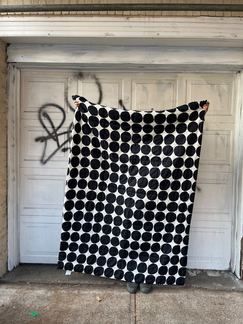 Marimekko Polka Dotty Throw Blanket, 50x70"