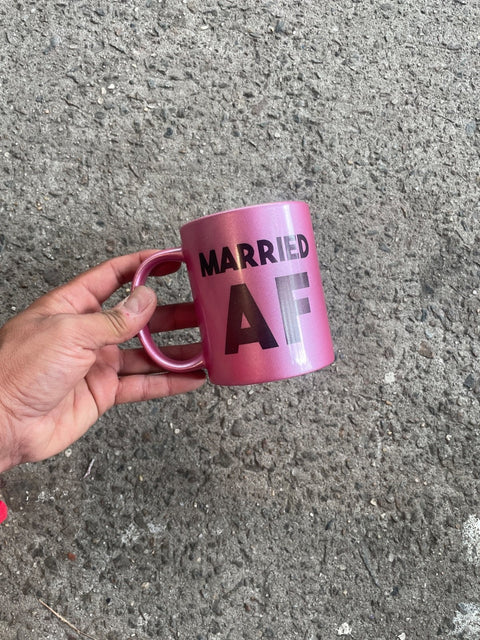 Married AF Pink Mug