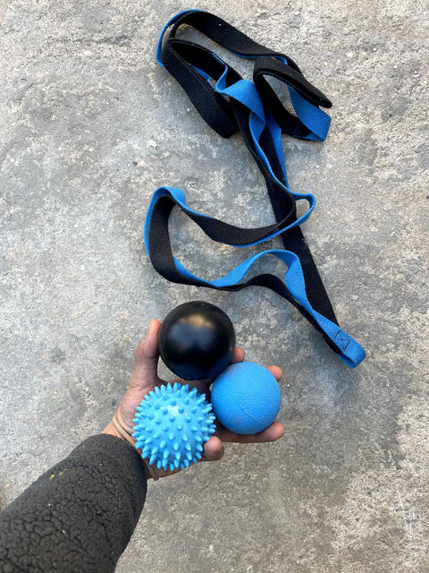 Massage Balls and Strap Set