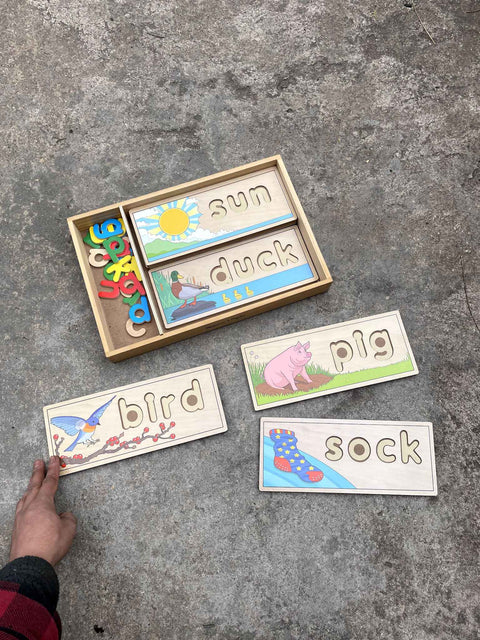 Melissa & Doug Learning Words with Wooden Words