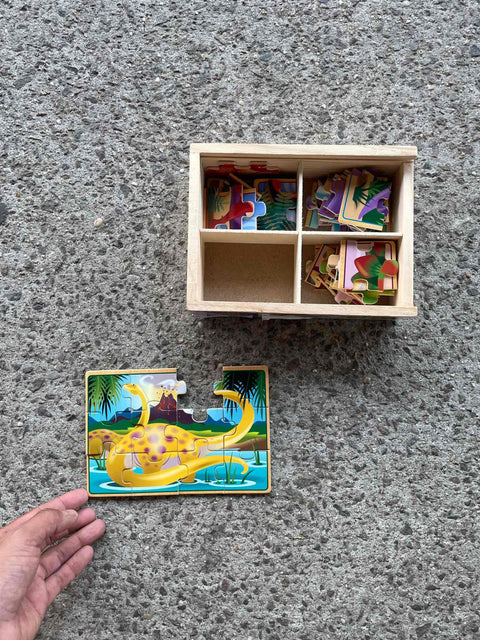 Melissa & Doug Puzzlew Where 1 Puzzle is Missing 1 Piece