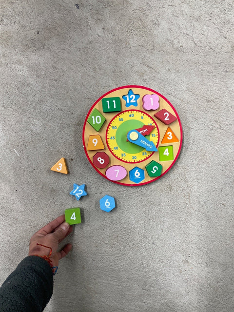 Melissa & Doug Wooden Clock