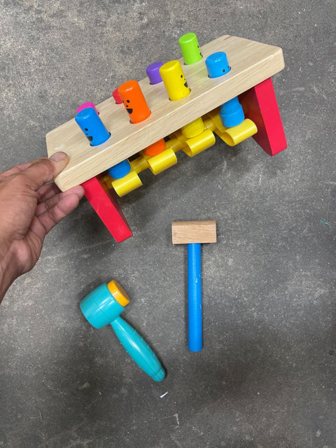 Melissa & Doug Wooden Hammering Toy Set