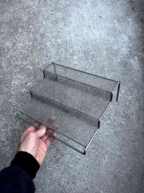 Mesh 3-Tier Cabinet & Spice Organizer, 10x8"