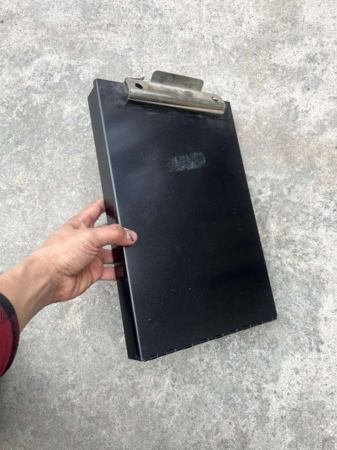 Metal Gym Teacher Clipboard with Storage Compartment