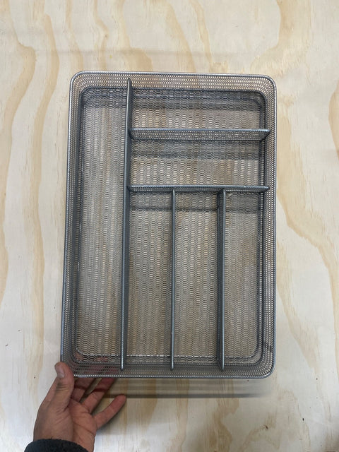 Metal Mesh Utensil Organizer