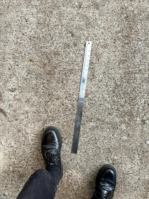 Metal Ruler 24 Inches Long!