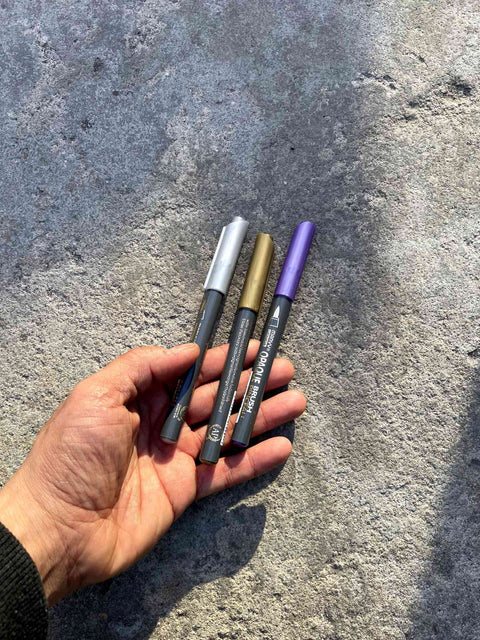 Metallic Brush Pens