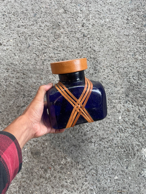 Mexican Blue Apothecary Jar