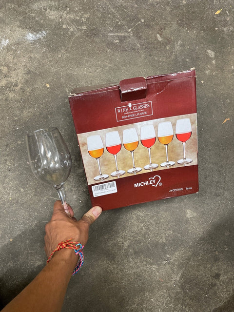 Michley Unbreakable Wine Glasses Set