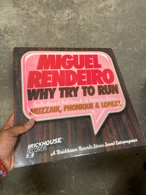 Miguel Rendeiro Try To Run Vinyl