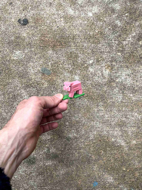 Minecraft Baby Pig Figurine