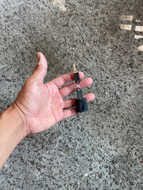 Mini Black Padlock With Keys