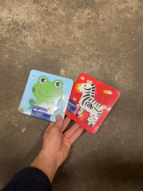 Mini Wood Animal Puzzles