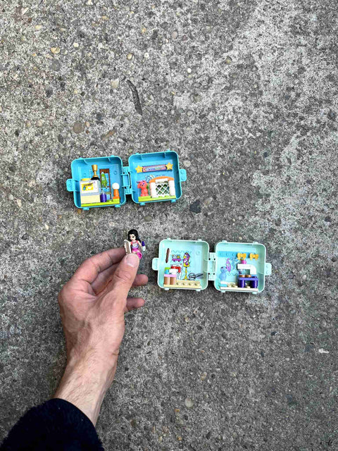 Miniature Lego Dollhouse Playset