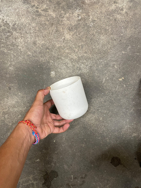 Minimalist Ceramic White Pot