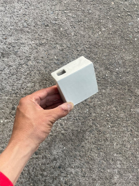 Minimalist Ceramic White Vase