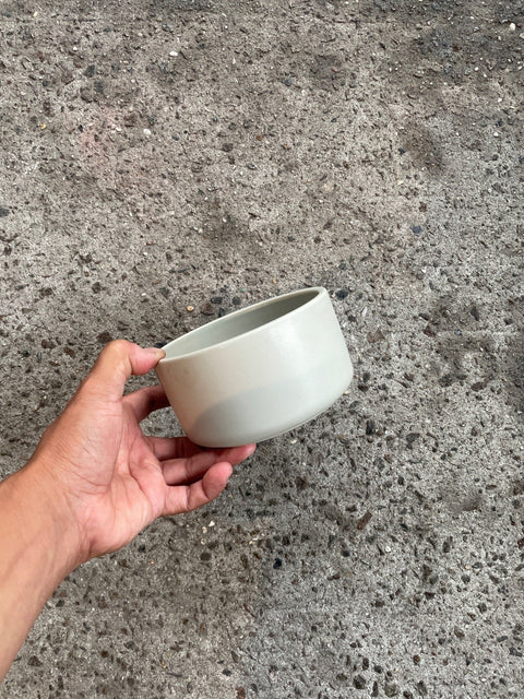 Minimalist Gray Ceramic Bowl