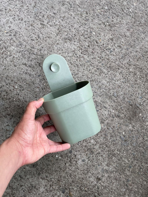 Minimalist Green Suction Cup Holder